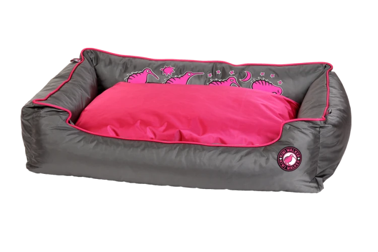 Kiwi Walker SOFA BED różowo-szara rozmiar XXL