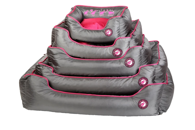 Kiwi Walker SOFA BED różowo-szara rozmiar XXL