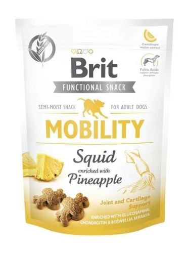 BRIT SNACK MOBILITY Kałamarnica Ananas 150g Przysmaki dla psa
