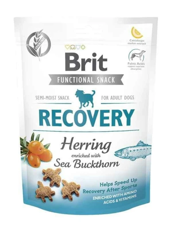 BRIT SNACK RECOVERY Śledź Rokitnik 150g Przysmaki dla psa