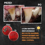 QCHEFS Dental Flakes do higieny jamy ustnej Przysmaki dentystyczne dla psa
