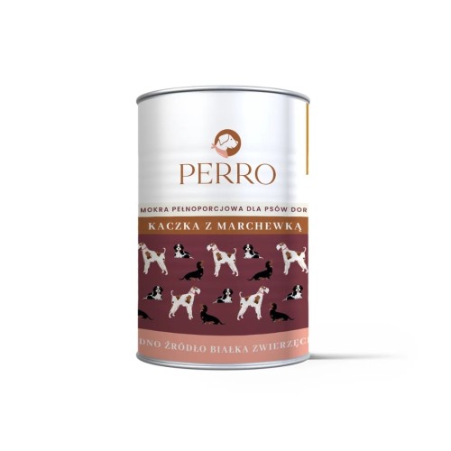 PERRO Kaczka z marchewką karma mokra dla psa  400g