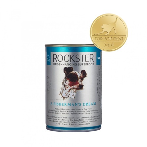 Rockster A fisherman's dream - BIO łosoś, kalmary i małże 400g