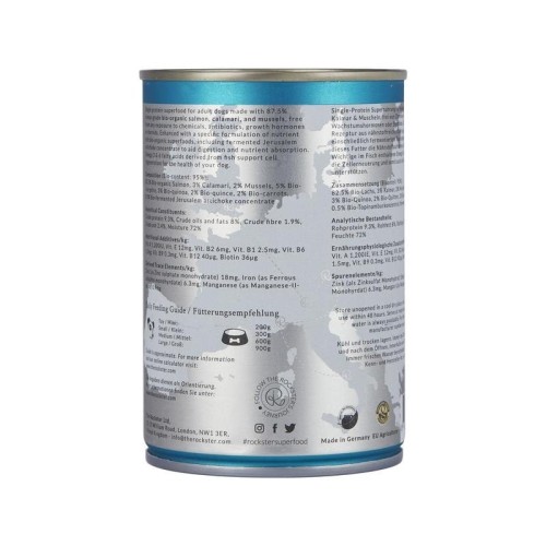 Rockster A fisherman's dream - BIO łosoś, kalmary i małże 400g