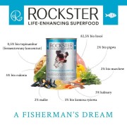 Rockster A fisherman's dream - BIO łosoś, kalmary i małże 400g