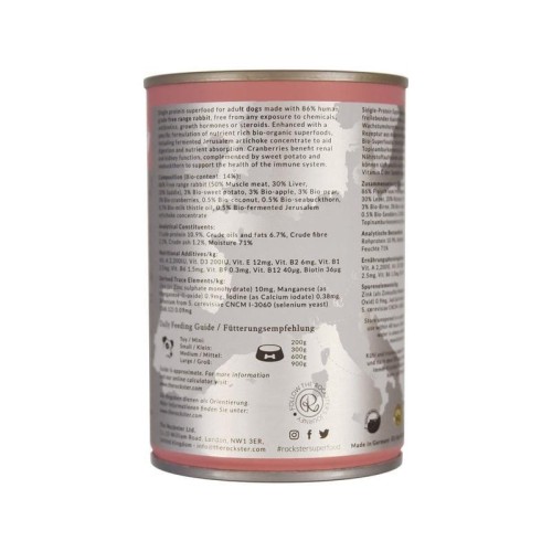 Rockster Heaven and Earth królik z wolnego wybiegu 400g