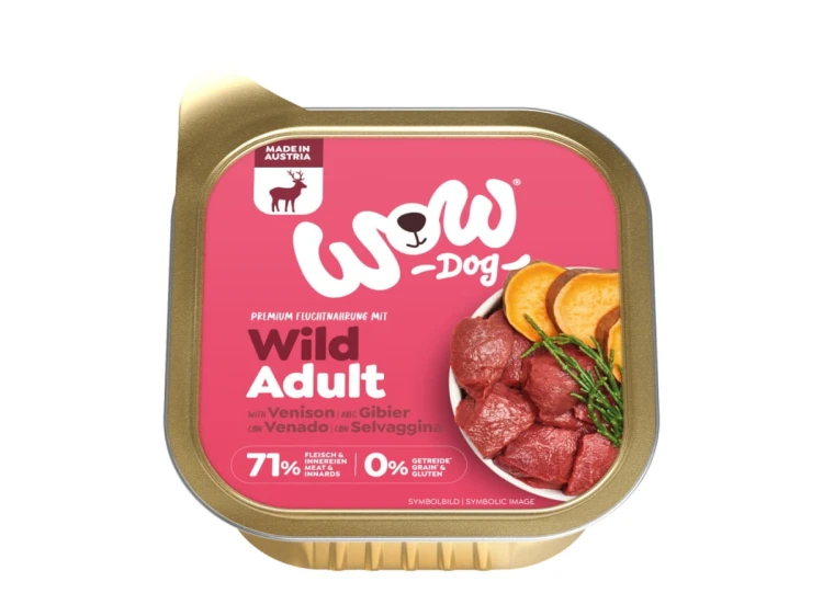 WOW Wild - dziczyzna z algami i batatami (150g) Karma mokra dla psa