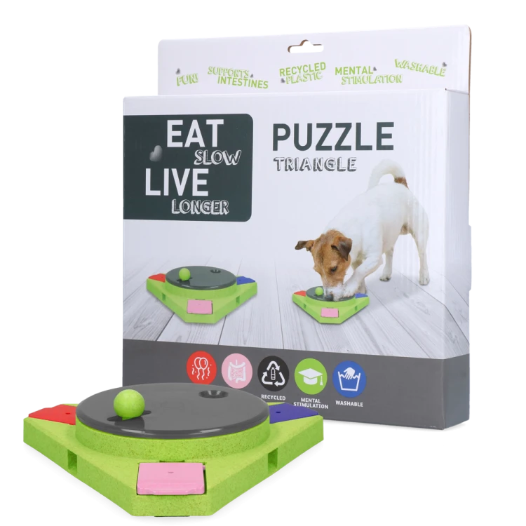 Eat Slow Live Longer PUZZLE TRIANGLE