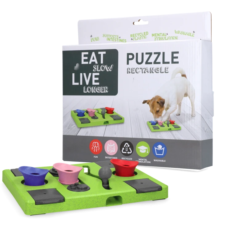 Eat Slow Live Longer PUZZLE RECTANGLE
