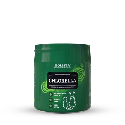 Holista Chlorella dla psów i kotów 100g