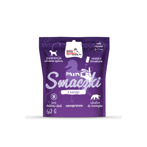 Syta Micha Mini smaczki dla psa z kaczki 60g