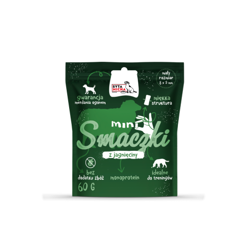 Syta Micha Mini smaczki dla psa z jagnięciny 60g
