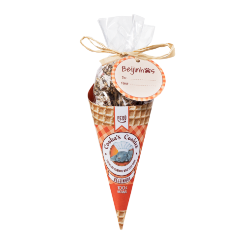 Cooka’s Cookies LITTLE TURKEY KISSES Przysmaki dla psa z indyka 50g