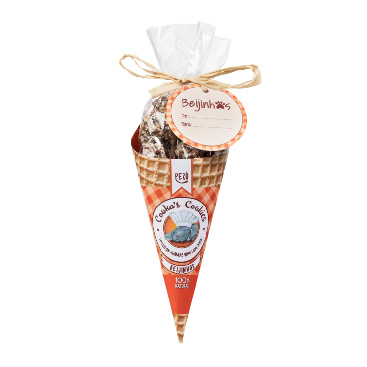 Cooka’s Cookies LITTLE TURKEY KISSES Przysmaki dla psa z indyka 50g