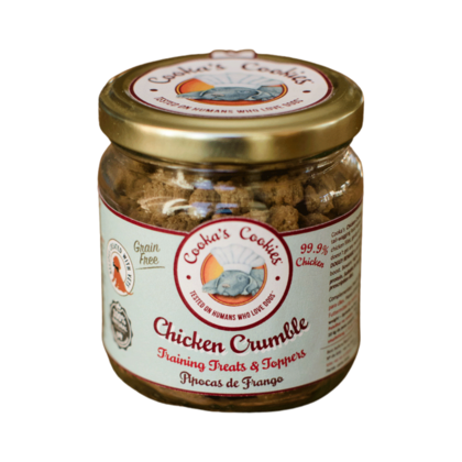 Cooka’s Cookies CHICKEN CRUMBLE Kruszonka z kurczaka 80g Przysmak dla psa