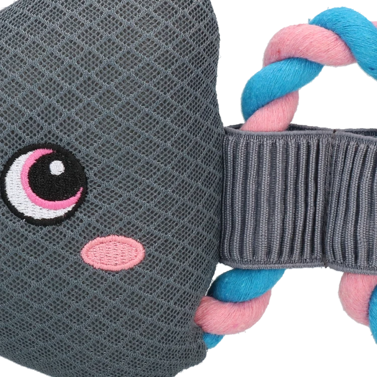 CoolPets Pull me! Fishy rope (Flower) RYBA z liną zabawka do wody