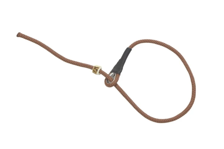FIREDOG smycz Moxon Short control leash Classic 6 mm 65 cm jasnobrązowa