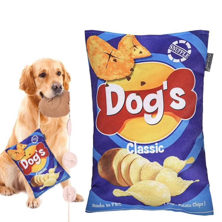 ZESTAW! Zabawka węchowa ChiPSY + QCHEFS Sizzles do higieny jamy ustnej dla psa i kota Przysmaki dentystyczne dla psa