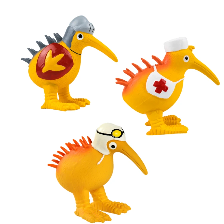 ZESTAW! Kiwi Walker Zabawki dla psa WHISTLE WHITE HELMET + WHISTLE NURSE + WHISTLE KNIGHT