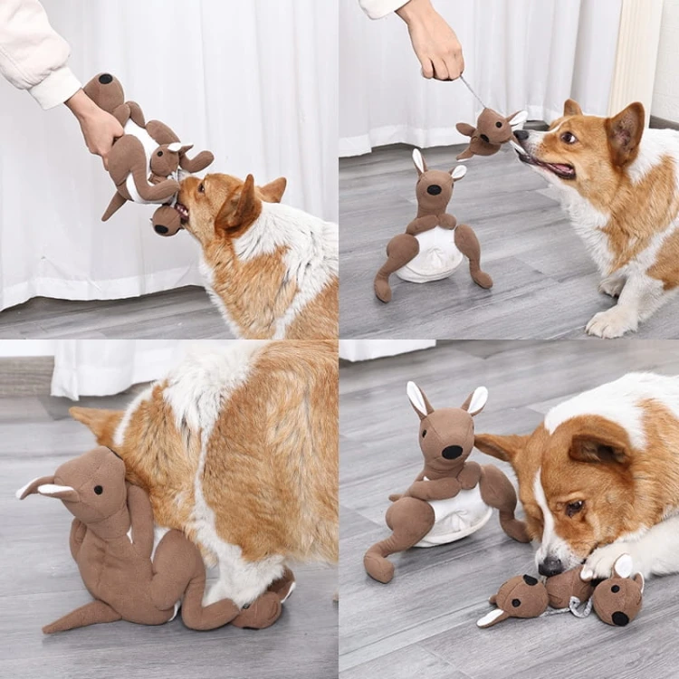 DOGLEMI Zabawka węchowa KANGUREK dla psa i kota