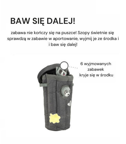 Outward Hound UKRYTY SZOP PRACZ Zestaw Interaktywny zabawka dla psa