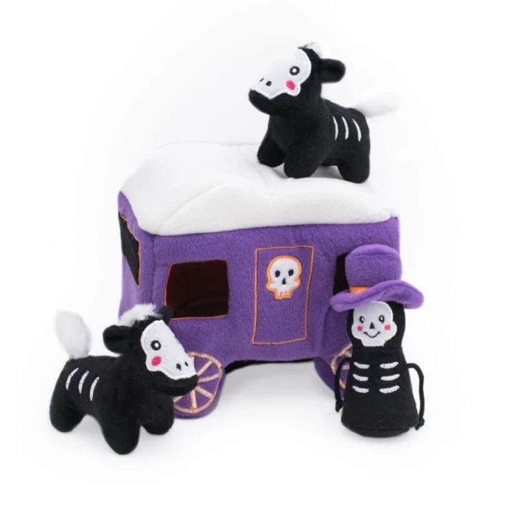 ZippyPaws pluszowa norka HALLOWEEN KAROCA