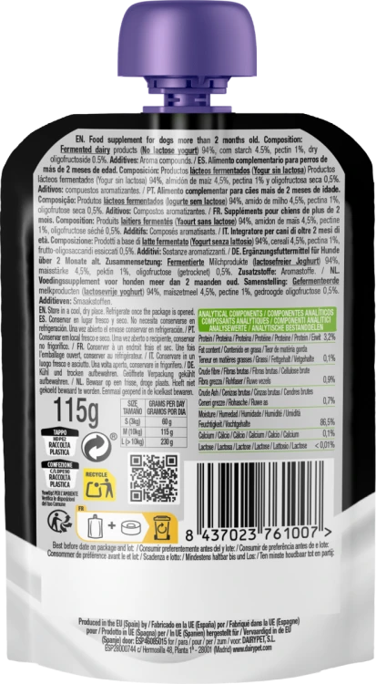 ZESTAW! YOW UP! Prebiotyki Jogurt naturalny dla psa + Skóra i Sierść + Zdrowe Stawy 3 x 115g