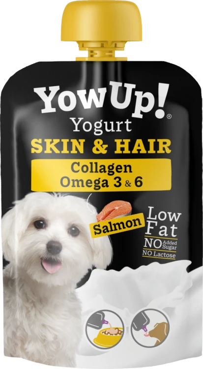 ZESTAW! YOW UP! Prebiotyki Jogurt naturalny dla psa + Skóra i Sierść + Zdrowe Stawy 3 x 115g