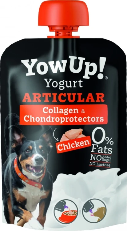 ZESTAW! YOW UP! Prebiotyki Jogurt naturalny dla psa + Skóra i Sierść + Zdrowe Stawy 3 x 115g