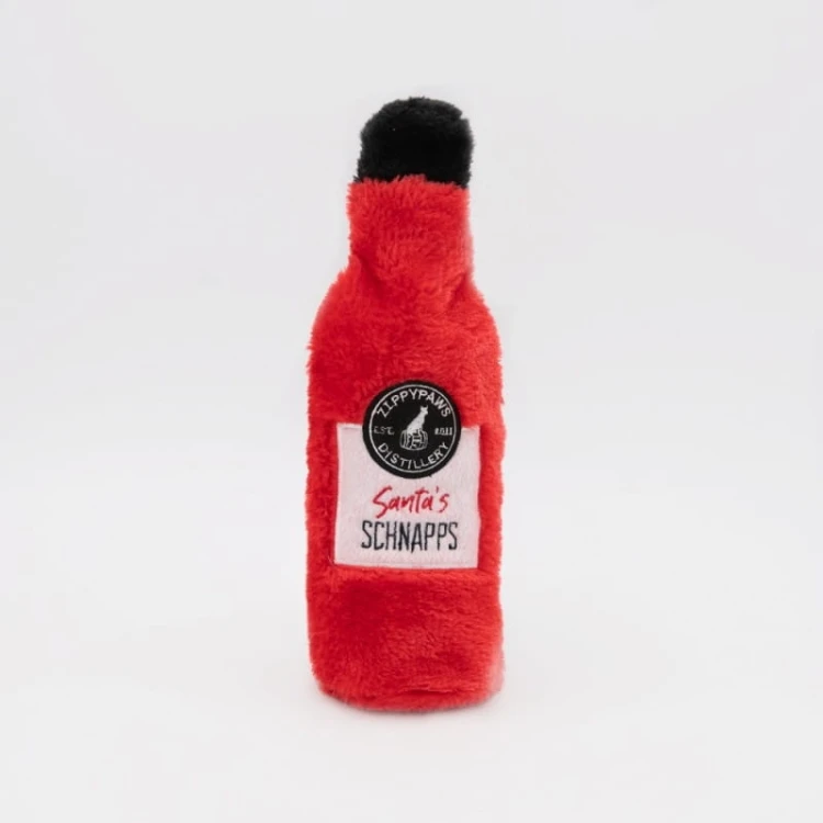 ZippyPaws pluszowa butelka SANTA'S SCHNAPPS