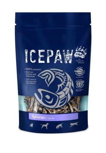 ICEPAW Suszone Szprotki - przysmak dla psa i kota