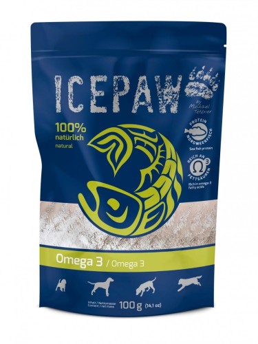 ICEPAW High Premium Omega 3 – makrela i śledź 100g Karma mokra dla psa