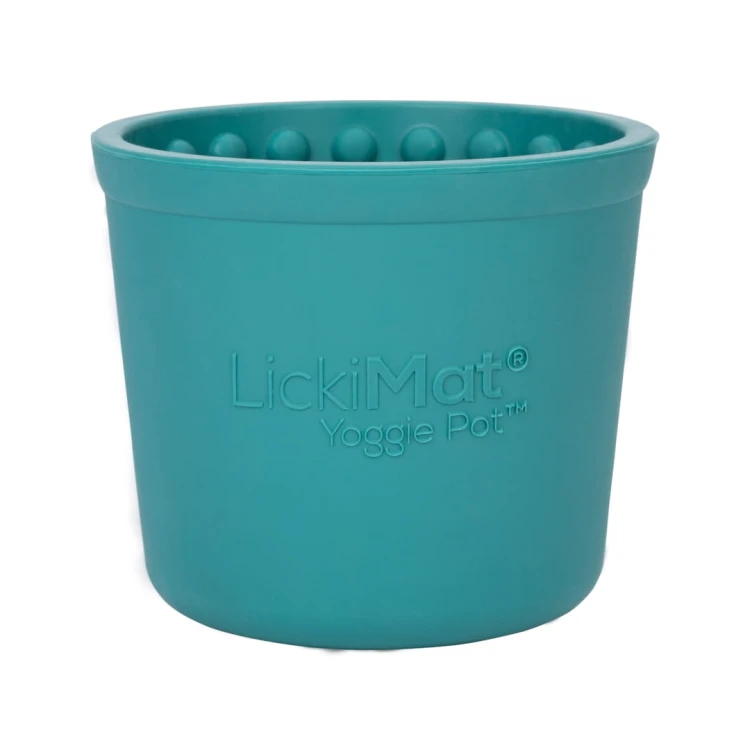 Mata LickiMat® Yoggie Pot turkusowa