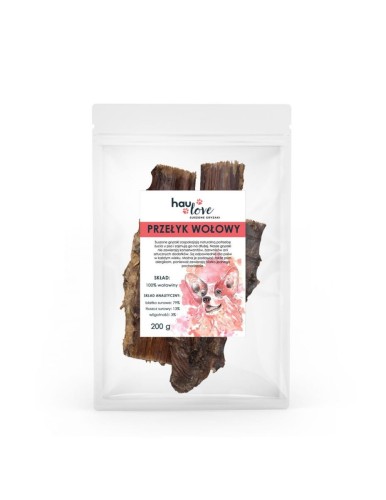 HAULOVE Przełyk wołowy 200g Przysmaki dla psa