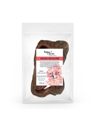 HAULOVE Noski wołowe 250g Przysmaki dla psa