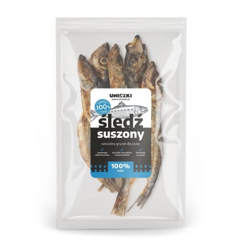 UNISZKI Śledź suszony 50g Przysmaki dla psa