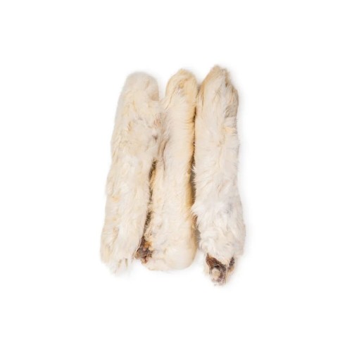 UNISZKI Łapka królika z futrem 100g Przysmaki dla psa