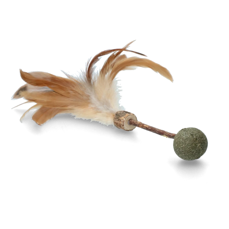 ADDICTED Patyk z piłeczką i piórkami MADNIP