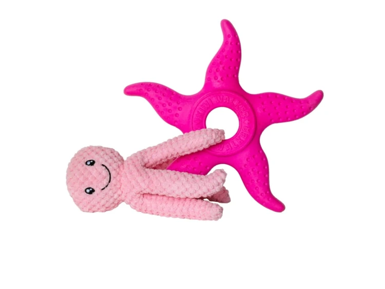 Kiwi Walker 2w1 OCTOPUS &amp; STARFISH różowy