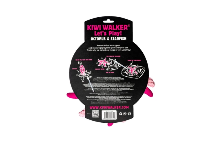Kiwi Walker 2w1 OCTOPUS &amp; STARFISH różowy