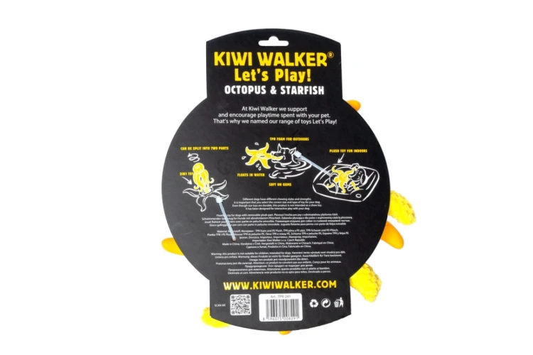 Kiwi Walker 2w1 OCTOPUS &amp; STARFISH pomarańczowy