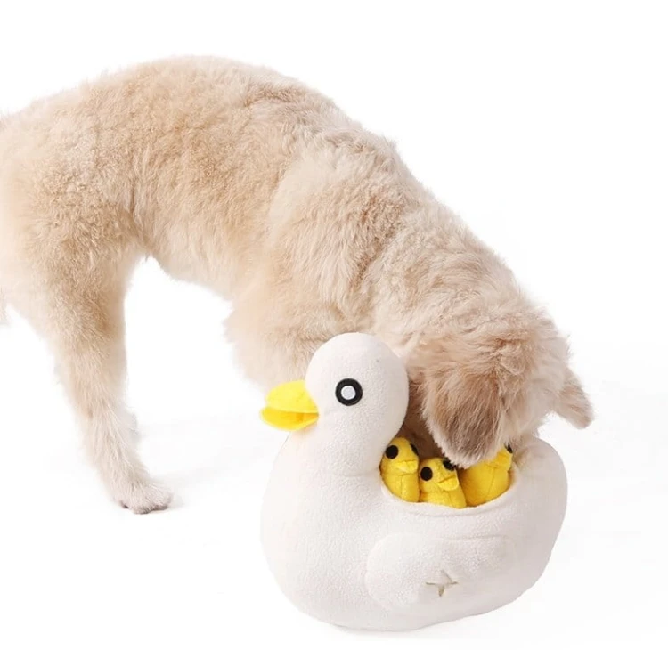 ZESTAW! Zabawka węchowa KACZA RODZINKA + Kiwi Walker 100% KACZKA liofilizowane smaczki 80g