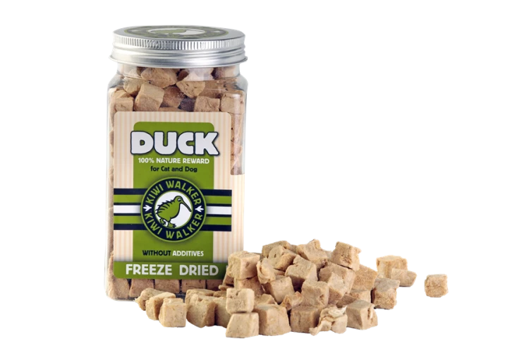 ZESTAW! Zabawka węchowa KACZA RODZINKA + Kiwi Walker 100% KACZKA liofilizowane smaczki 80g