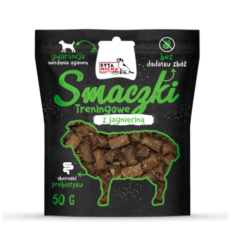 Syta Micha Przysmaki treningowe z jagnięciną dla psa 50g