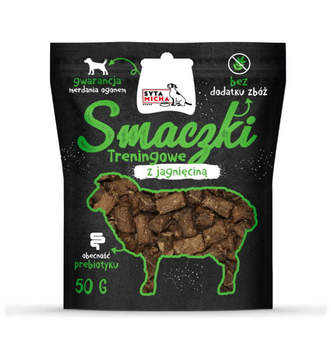 Syta Micha Przysmaki treningowe z jagnięciną dla psa 50g