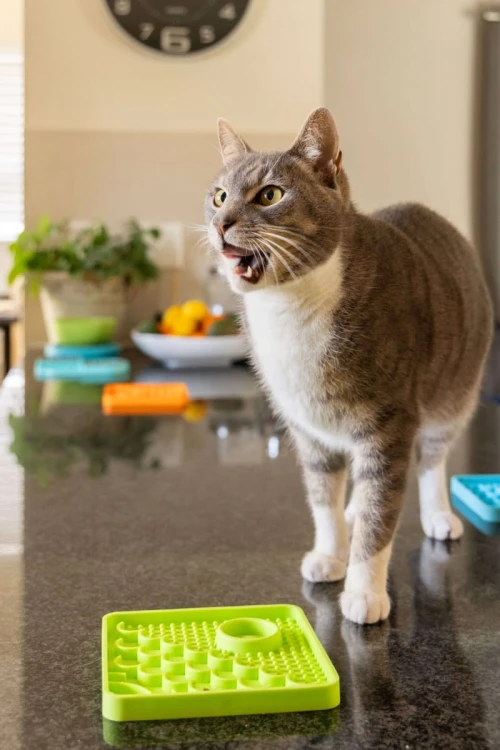 Mata LickiMat® Classic Catster™ zielona