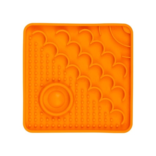 Mata LickiMat® Classic Catster™ pomarańczowa