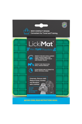 Mata LickiMat® Tuff™ Playdate™ MINI zielona