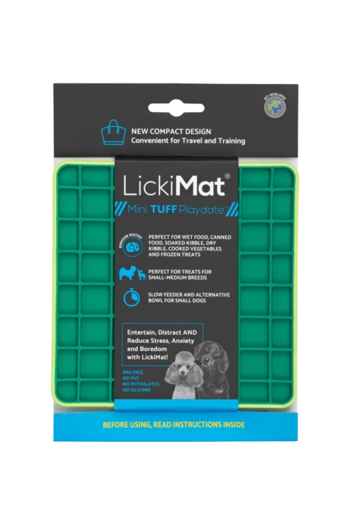 Mata LickiMat® Tuff™ Playdate™ MINI zielona