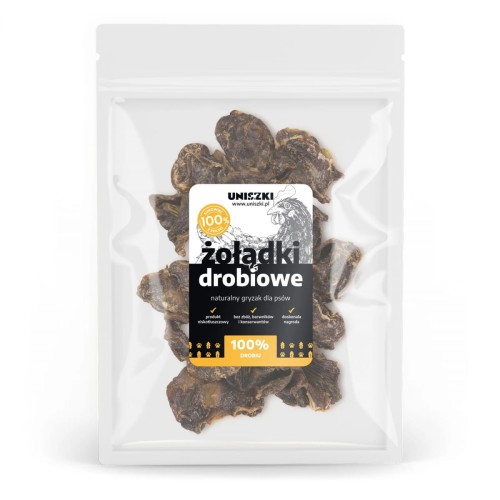 UNISZKI Żołądki drobiowe 150g Przysmaki dla psa